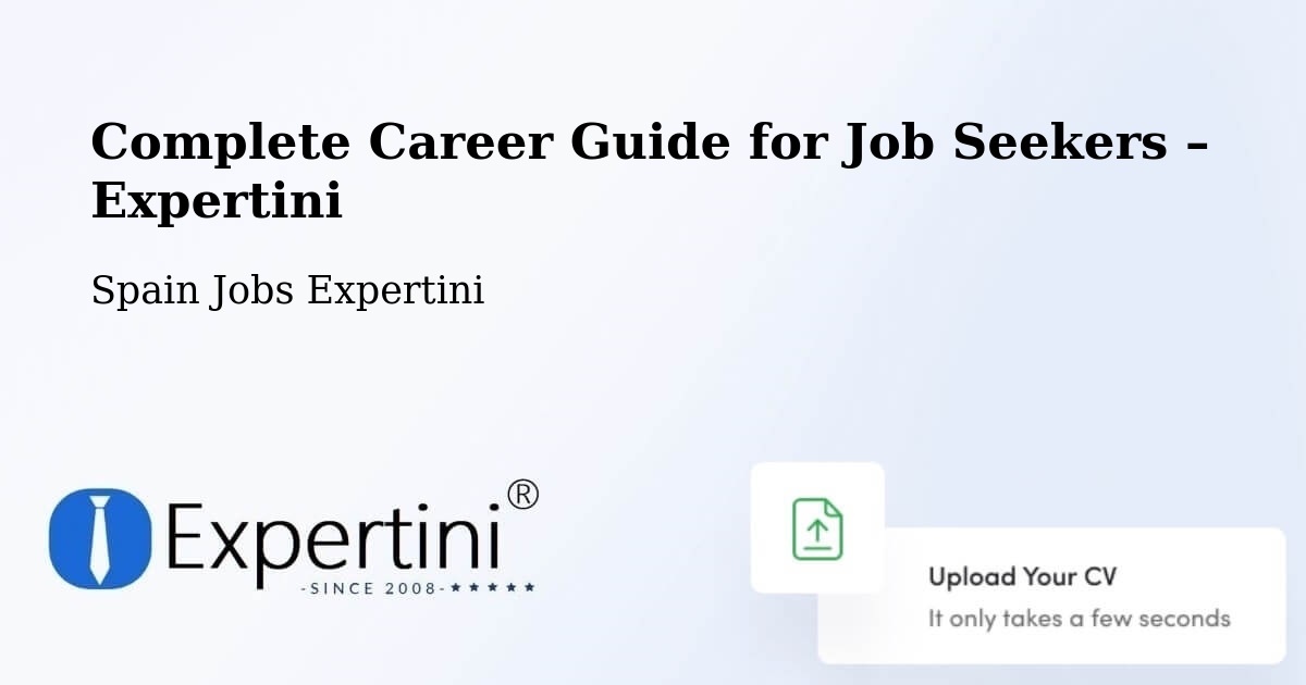 Career Guide for Job Seekers – Javier - Javier, Spain Jobs Expertini